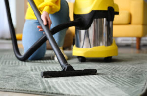 End of tenancy cleaning service includes vacuum cleaning